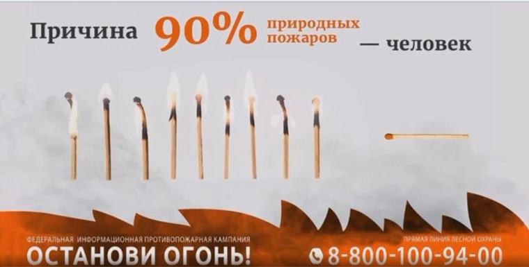 Федеральная информационная противопожарная кампания "Останови огонь!".